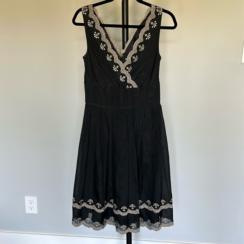 Beautiful Black Dress with Lace Detail